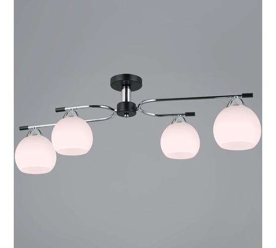 Потолочная люстра ILLUMICO IL0638-4CSQ-24 CR BK LIBRA