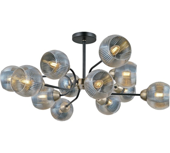 Потолочная люстра ILLUMICO IL0398-12CSQ-79 BK AB