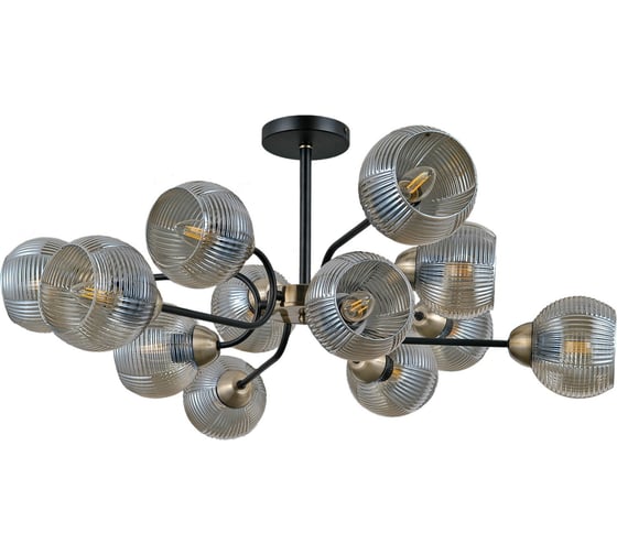 Потолочная люстра ILLUMICO IL0398-12CSQ-79 BK AB