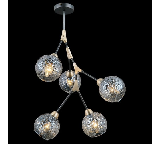 Потолочная люстра ILLUMICO IL0263-5PSQ-79 BK AB