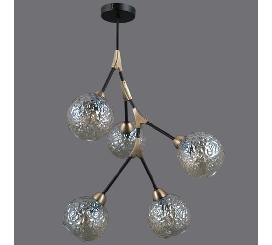 Потолочная люстра ILLUMICO IL0263-5PSQ-79 BK AB