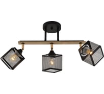 Потолочный светильник Reluce 01591-3.3-03B BK+FGD+WOOD