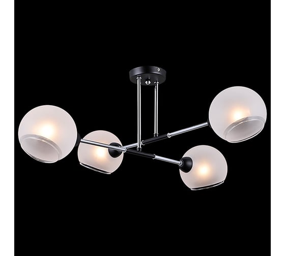 Потолочная люстра ILLUMICO IL9900-4CSQ-79 CR BK