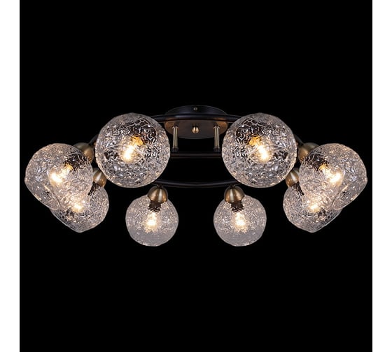 Потолочная люстра ILLUMICO IL0296-8CSQ-79 BK AB 1