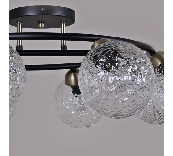 Потолочная люстра ILLUMICO IL0296-8CSQ-79 BK AB