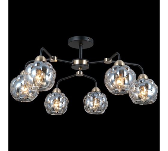 Потолочная люстра ILLUMICO IL0447-6CSQ-79 BK 1