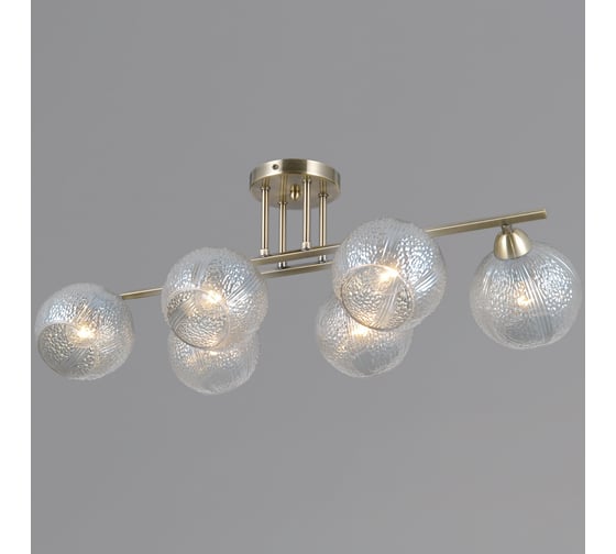 Потолочная люстра ILLUMICO IL0702-6CSQ-24 AB ARIES 1