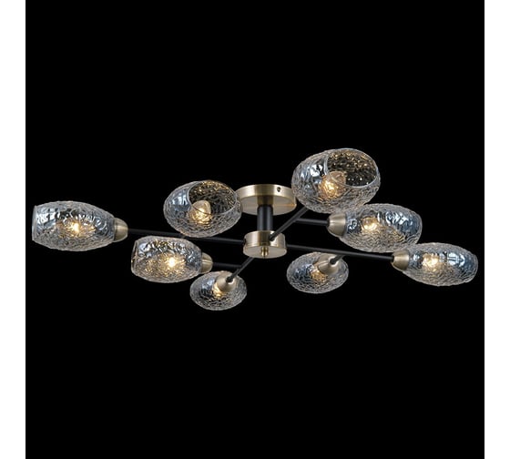 Потолочная люстра ILLUMICO IL0285-8CSQ-79 BK AB 1