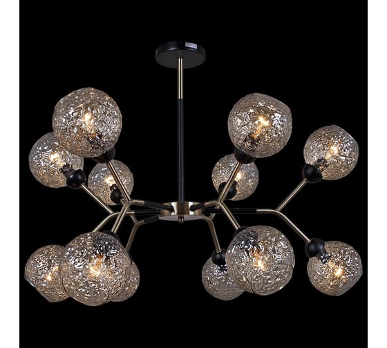 Потолочная люстра ILLUMICO IL0268-12PSQ-79 BK AB 1