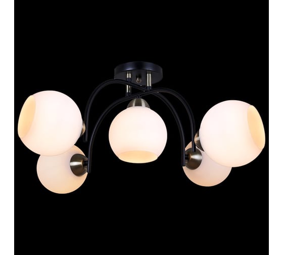 Потолочная люстра ILLUMICO IL0250-5CSQ-79 BK AB 1