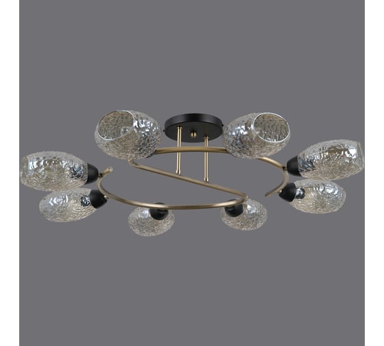 Потолочная люстра ILLUMICO IL0300-8CSQ-79 BK AB