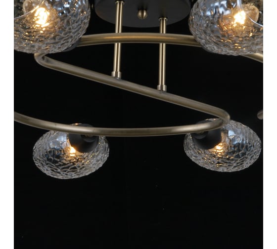 Потолочная люстра ILLUMICO IL0300-8CSQ-79 BK AB