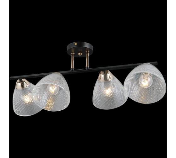 Потолочная люстра ILLUMICO IL0739-4CSQ-24 BK FGD ARIES
