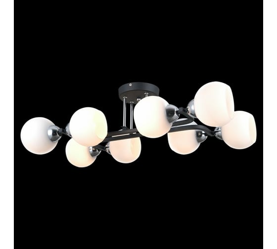 Потолочная люстра ILLUMICO IL0412-8CSQ-79 BK CR 1