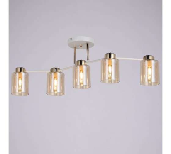 Потолочная люстра ILLUMICO IL6111-5COU-79 WH GD Qui 1