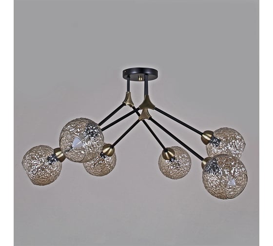 Потолочная люстра ILLUMICO IL0264-6CSQ-79 BK AB