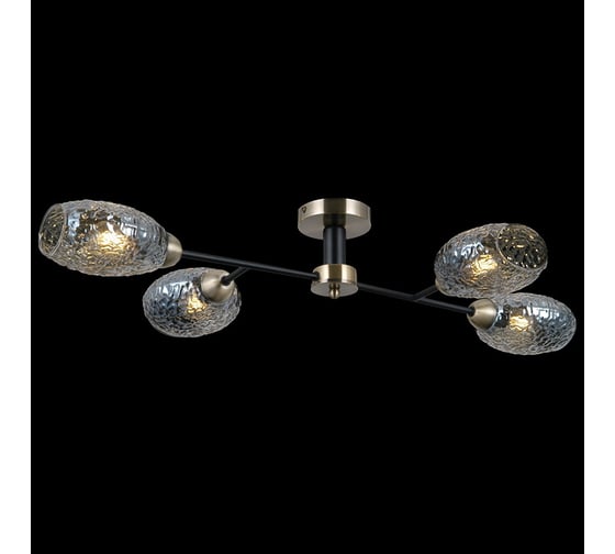 Потолочная люстра ILLUMICO IL0285-4CSQ-79 BK AB 1
