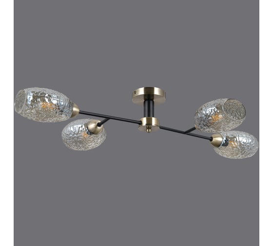 Потолочная люстра ILLUMICO IL0285-4CSQ-79 BK AB