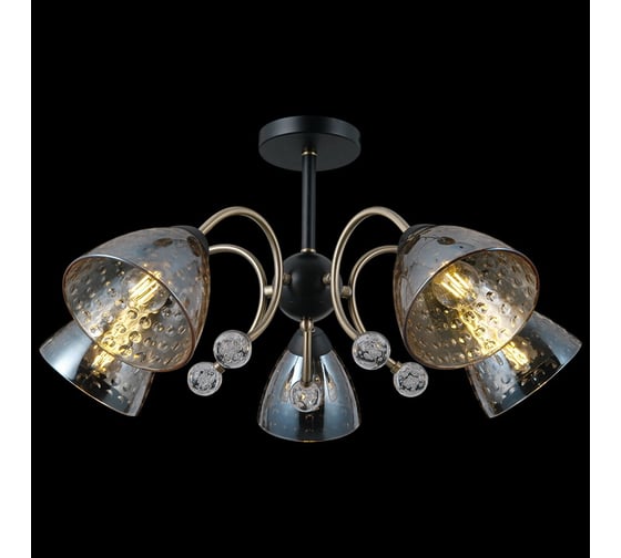 Потолочная люстра ILLUMICO IL0230-5CSQ-29 BK AB 1