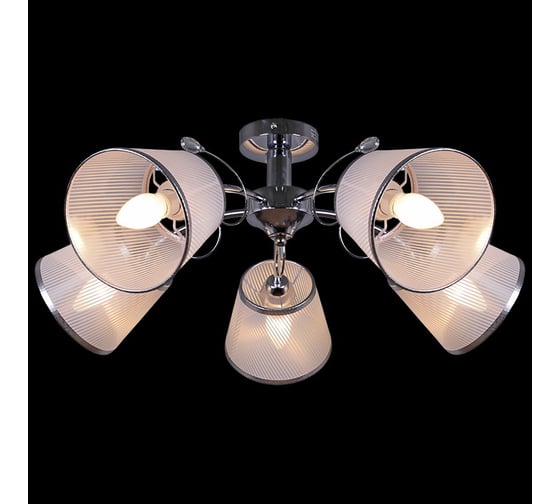 Потолочная люстра ILLUMICO IL0338-5CSQ-29 CR 1