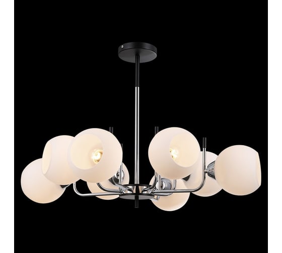 Потолочная люстра ILLUMICO IL0371-8PSQ-79 BK CR