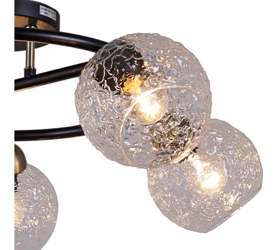 Потолочная люстра ILLUMICO IL0296-5CSQ-79 BK AB