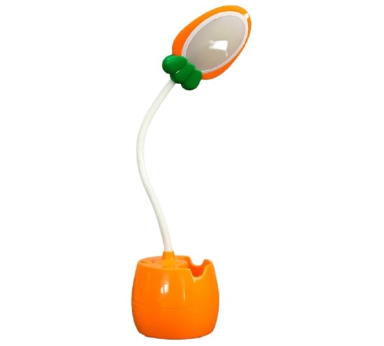 Настольная лампа RISALUX 23775/1 LED 4Вт USB АКБ оранжевый 6х7,2х34 см 4734799