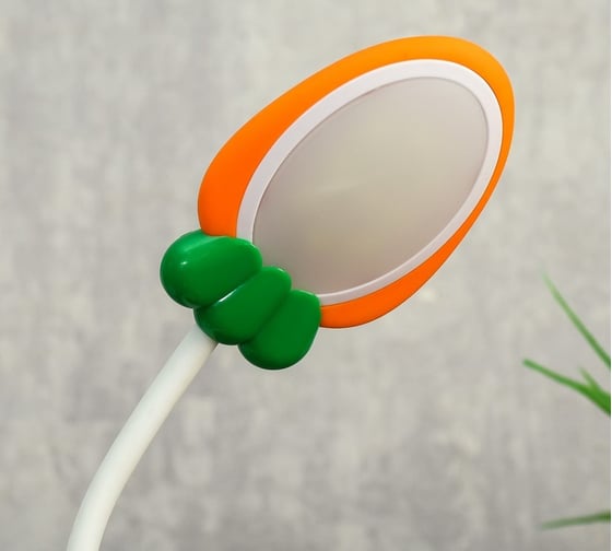 Настольная лампа RISALUX 23775/1 LED 4Вт USB АКБ оранжевый 6х7,2х34 см 4734799