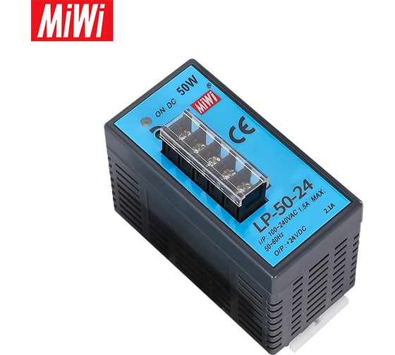 Блок питания на DIN-рейку MIWI LP-50-12