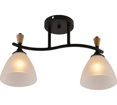 Потолочный светильник Reluce 01589-3.3-02B BK+WOOD