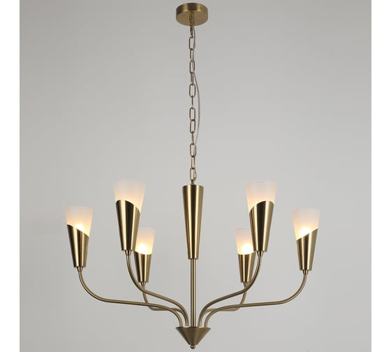 Подвесная люстра ILLUMICO IL0459-6P-79 BRASS 1