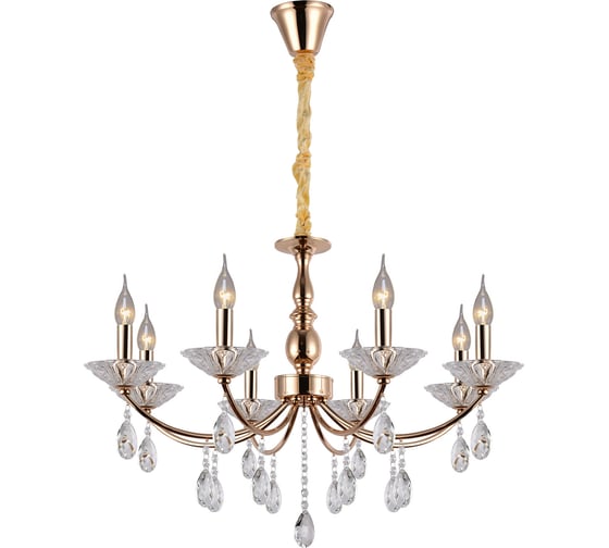 Подвесная люстра ILLUMICO IL1242-8PPA-29 GD 1