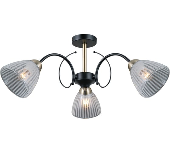 Потолочный светильник ILLUMICO IL0198-3CSQ-79 BK AB 1