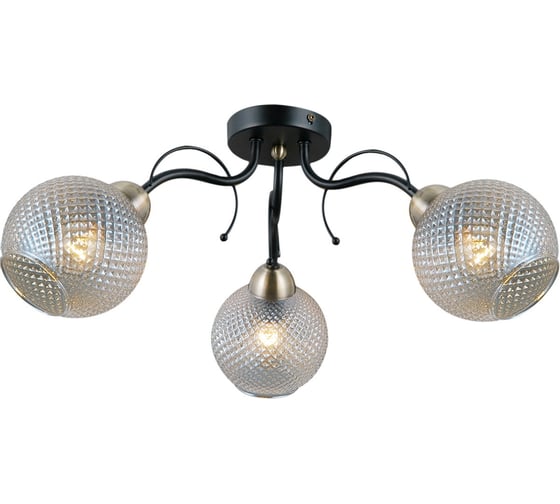 Потолочный светильник ILLUMICO IL0190-3CSQ-79 BK AB 1