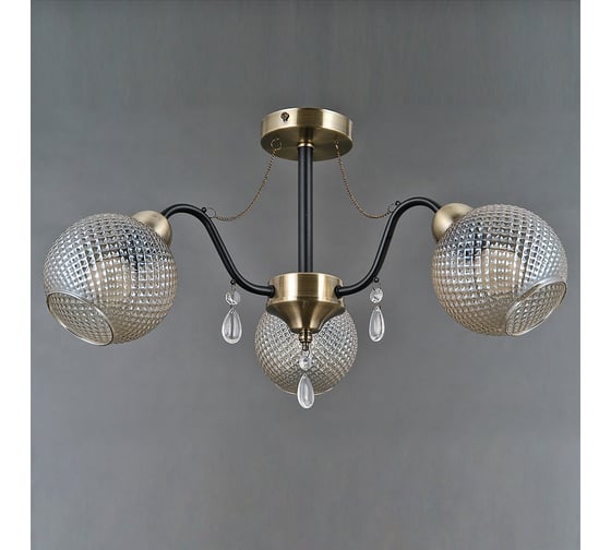 Потолочный светильник ILLUMICO IL0432-3CSQ-29 AB BK