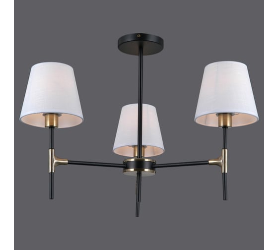 Потолочный светильник ILLUMICO IL0185-3CSQ-24 BK AB CASTOR