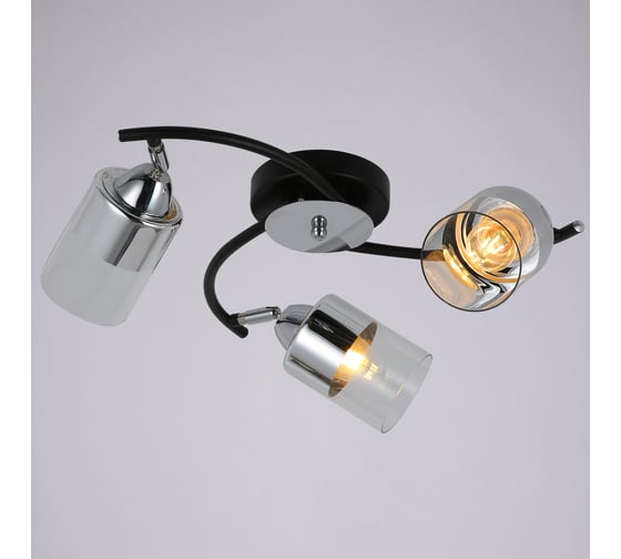 Потолочный светильник ILLUMICO IL8210-3COU-79 BK CR Elisa 1