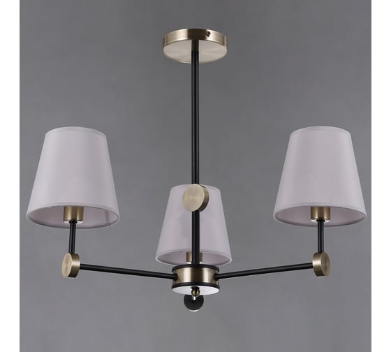 Потолочный светильник ILLUMICO IL0394-3CSQ-24 BK AB CASTOR