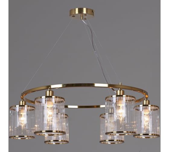 Подвесная люстра ILLUMICO IL0182-6P-79 COPPER 1