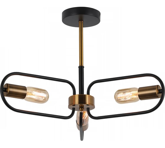 Потолочный светильник ILLUMICO IL8253-3COU-79 BK GD 1