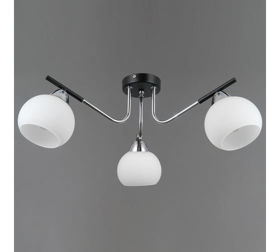 Потолочный светильник ILLUMICO IL0713-3CSQ-24 BK CR LIBRA