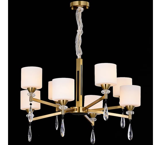 Подвесная люстра ILLUMICO IL5182-8PLS-29 BRASS KELTIC