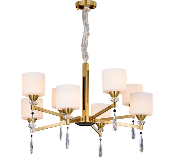 Подвесная люстра ILLUMICO IL5182-8PLS-29 BRASS KELTIC