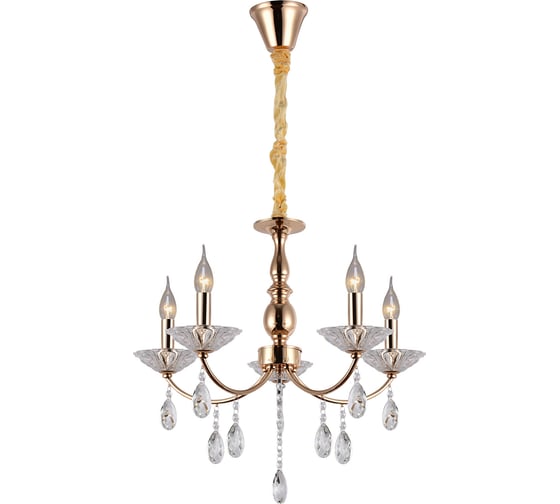 Подвесная люстра ILLUMICO IL1242-5PPA-29 GD 1