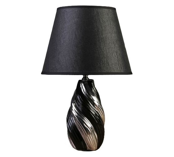 Настольная лампа RISALUX 7515122TL/1 E14 40Вт черный-серебро 24,5х24,5х38 см 4551695