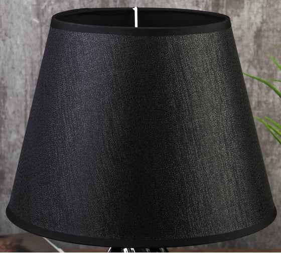 Настольная лампа RISALUX 7515122TL/1 E14 40Вт черный-серебро 24,5х24,5х38 см 4551695