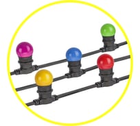 Гирлянда Navigator NGF-01-20-40-E27-BL, 20 м, 50 патронов 61553