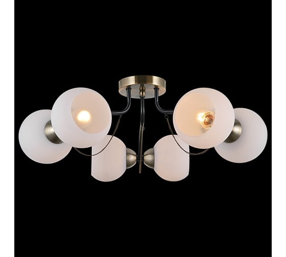 Потолочная люстра ILLUMICO IL0035-6CSQ-79 BK AB