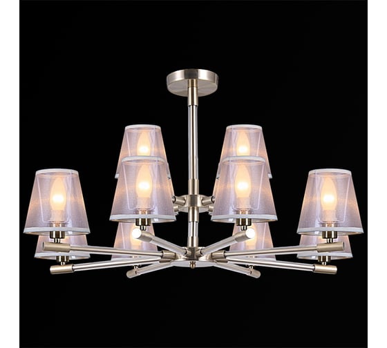 Потолочная люстра ILLUMICO IL9395-12PSQ-19 AB 1