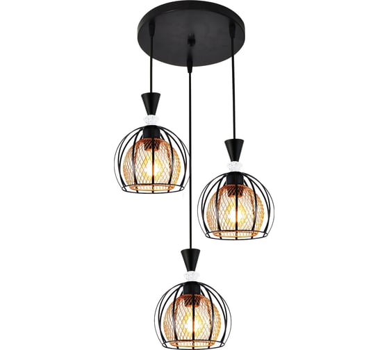 Подвесной светильник ReLuce 03061-0.9-03 BK+GOLD